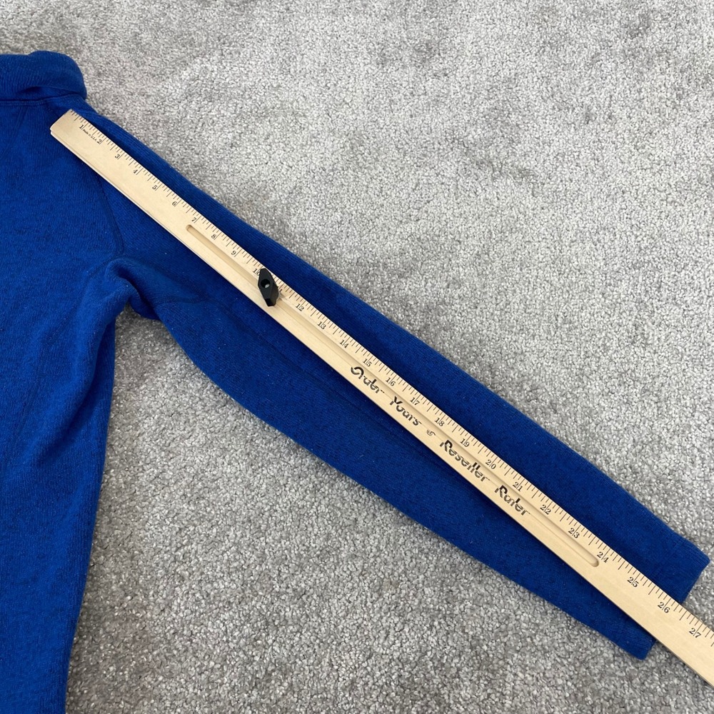 Arcteryx Sweater Womens Extra Small Relaxed Fit Cowl Neck Fleece Pullover Blue - Picture 11 of 13